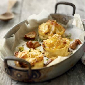 Gratinado de patata con boletus - Traiteur de Paris